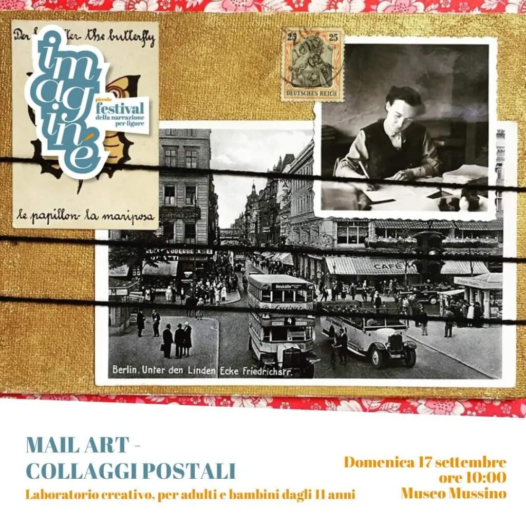 Mail Art, collaggi postali per Imaginé festival 2023