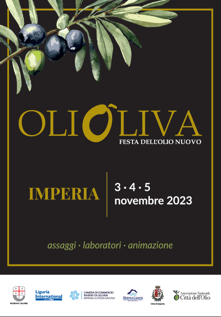 Olioliva 2023, a Imperia dal 3 al 5 novembre la festa dell'olio nuovo