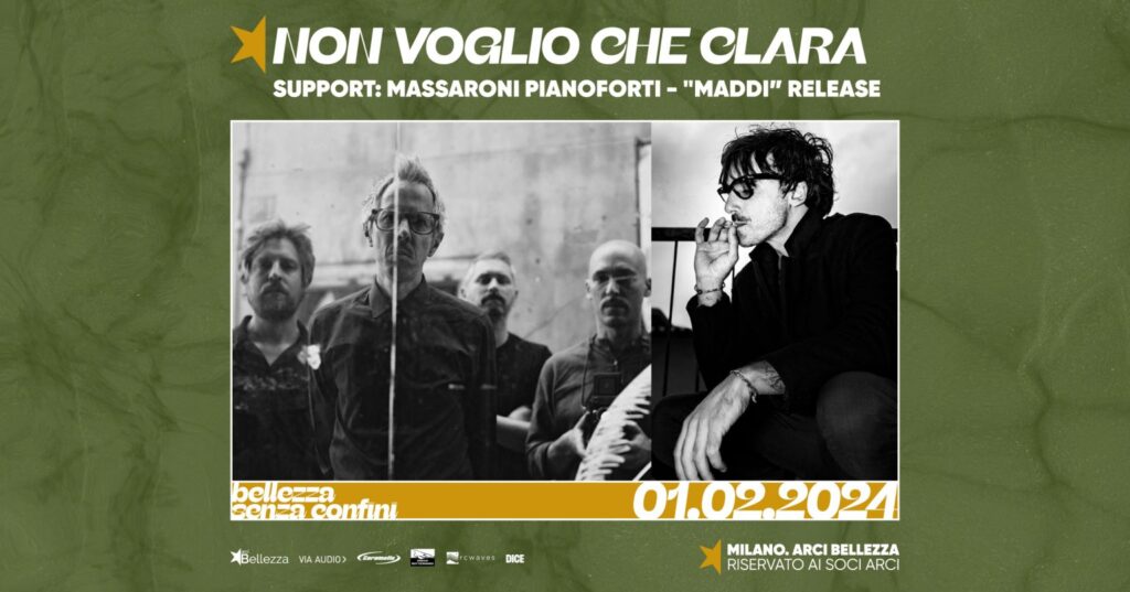 Massaroni Pianoforti presenta il suo nuovo disco all'Arci Bellezza di Milano