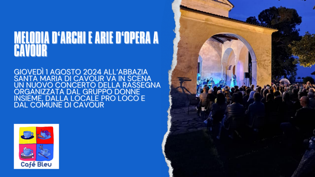 Melodie d'archi e arie d'opera a Cavour per Insieme a Concerto