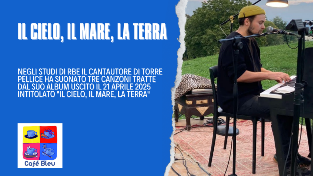 Olmo presenta il suo ultimo album Il cielo, il mare, la terra