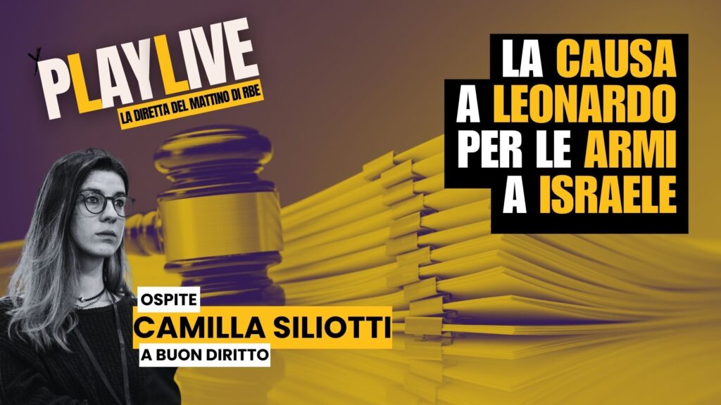 La causa a Leonardo per le armi a Israele