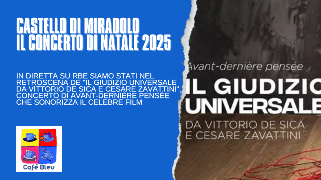 Il Giudizio Universale, Concerto di Natale 2025 al Castello di Miradolo